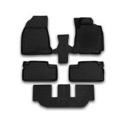 Коврики 3D в салон TOYOTA Wish, 2003-2009, передний привод, П.Р., 5 шт. (полиуретан)