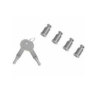 Комплект замков и ключ NEW (4з, 2кл)