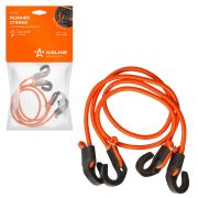 Резинки-стяжки набор 2 шт. 80 см, D-8 мм (пластиковые крючки) AIRLINE