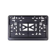 Рамка для номера пласт 290*170 ГОСТ с защелкой SKYWAY черная без надписи 1 шт