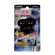 Разветвитель прикуривателя Carmate 2 Way Socket, 2 гнезда, черный