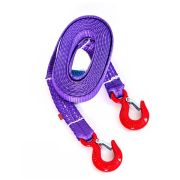 Буксировочный ремень 4/6т, 4.5м (а/м до 2т) Крюк/Крюк + сумка (оксфорд 210, красный), Tplus