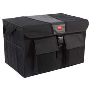 Органайзер с крышкой в багажник iSky, полиэстер, 51x31x31 см, черный
