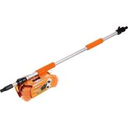 Швабра с насадкой для шланга,щеткой 20см и телескопической ручкой 100-150см