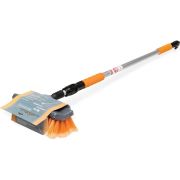 Швабра с насадкой для шланга,щеткой 20см и телескопической ручкой 70-100см AIRLINE