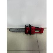 Пила цепная аккумуляторная 128V КРАСНАЯ