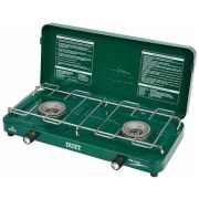 Плита газовая TOURIST DUET, портативная двухконфорочная, под бытовой газовый баллон (уценка) U2