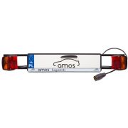 Дополнительная рамка под гос номер с задними фонарями. AMOS