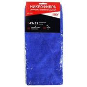 Салфетка для ухода за автомобилем iSky, 43х32 см, микрофибра, синий