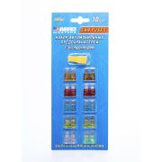 Набор предохранителей флажковых микро № 8 с экстрактором (5, 75, 10, 15, 20, 25, 30 A) 10 шт