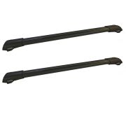 Багажная система LUX ХАНТЕР L46-B черная для автомобилей с рейлингами