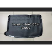 Коврик в багажник подходит для MAZDA 2 (DE, DE2), 2007-2014г, 1шт, хб,  (полиуретан)