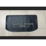 Коврик в багажник TOYOTA  Passo, 2010-2016, хэтчбек, 1шт, (полиуретан)