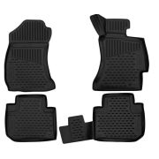 Коврик 3D в салон SUBARU Forester, 2012-2018, правй руль, 4шт. (полиуретан)