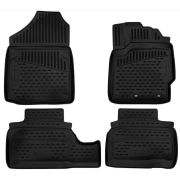 Коврики 3D в салон TOYOTA  Vitz (130), 2010-2016, сед., правый руль, 4 шт. (полиуретан)