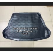 Коврик в багажник TOYOTA Prius (IV, XW50), 2016...хэтчбек, 5 дв, Европа, 1 шт. (полиуретан)