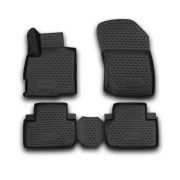 Коврик 3D в салон MITSUBISHI Outlander, 2012-2015, 2015->, 2 WD, 4 шт. (полиуретан)