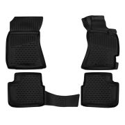Коврики 3D в салон SUBARU Forester 3 (SH) AK, MK, 4WD, 2007-2012, правый руль, 4 шт. (полиуретан)